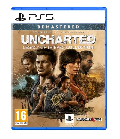 PlayStation Uncharted: PS5 için Legacy of Thieves (Remastered Collection) (%100 kesilmemiş versiyon) (Almanca ambalajı)