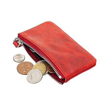 PLM Multima Deri Kadın Kartlık AA4 Kırmızı