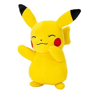 Pokémon PKW2696-20cm Peluş - Pikachu, Resmi Pokémon Peluş