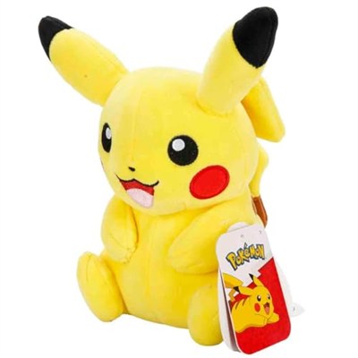 Pokémon PKW3457-20 cm Pelüş - Pikachu, Resmi Pelüş