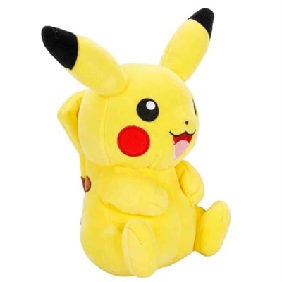 Pokémon PKW3457-20 cm Pelüş - Pikachu, Resmi Pelüş