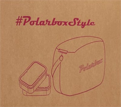 Polarbox Pop yemek kutusu, 6 l, mavi (ebegümeci)