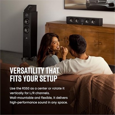 Polk Audio Reserve R350 Black Hifi Hoparlör (Ampli Ile Çalışır)