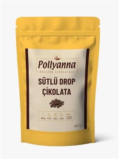 Pollyanna Sütlü Damla Belçika Çikolatası 400 Gr