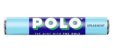 Polo Spearmint Yeşil Naneli Delikli Şekerleme, 34 g