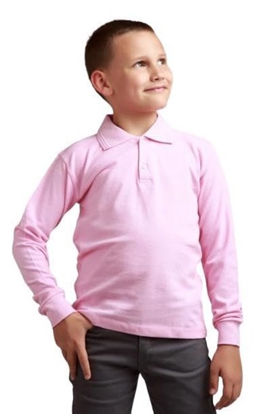 Polo Yaka Çocuk Tişört - Uzun - ÖZ