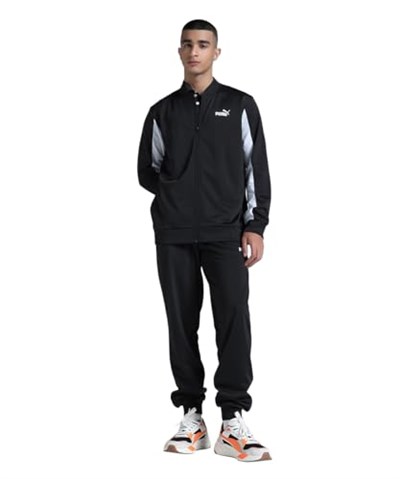 Poly Baseball Erkek Siyah Günlük Stil Sweatshirt 68485101