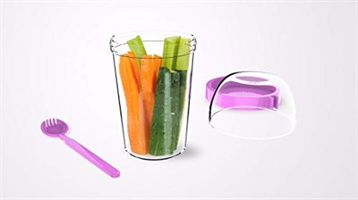 poppard young & smart Capsule 450 ML + 100 ML Kaşıklı Yoğurt Kabı (Lacivert)
