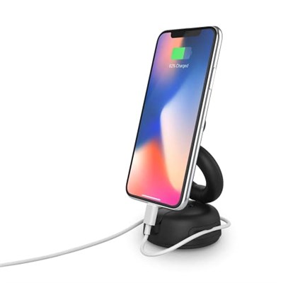 PopSockets PopMount gösterge paneli, ön cam ve yazı masaları için - siyah