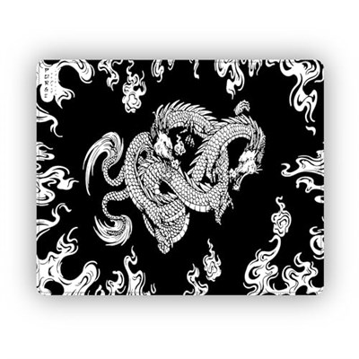 Porge Esports Edition Mouse Pad 48x40 cm Gaming Oyuncu Mousepad (White Dragon, 48x40 cm (3mm kalınlık)) - Seçenekler: 48x40 cm (3mm kalınlık), 48x40 cm (4mm kalınlık)