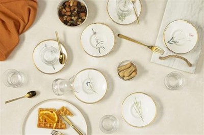 Porland Botanical 12 Parça 6 Kişilik Çay Takımı