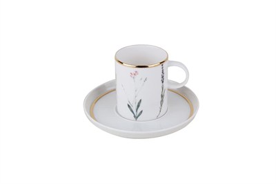 Porland Botanical 12 Parça Kahve Takımı, Çok Renkli
