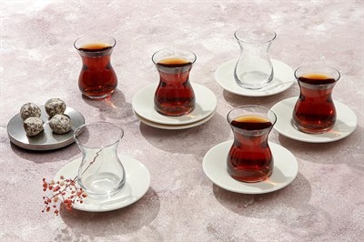 Porland Peride Alumilite 6 Kişilik Çay Takımı