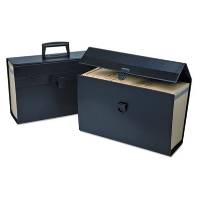 Portafile Expanding Organizer with 19 Pockets, Letter, Black
