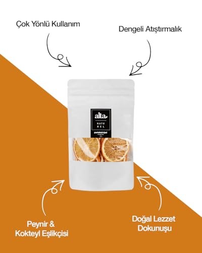 Portakal Cipsi (30gr)%100 Doğal Yerli Üretim Alta Naturel