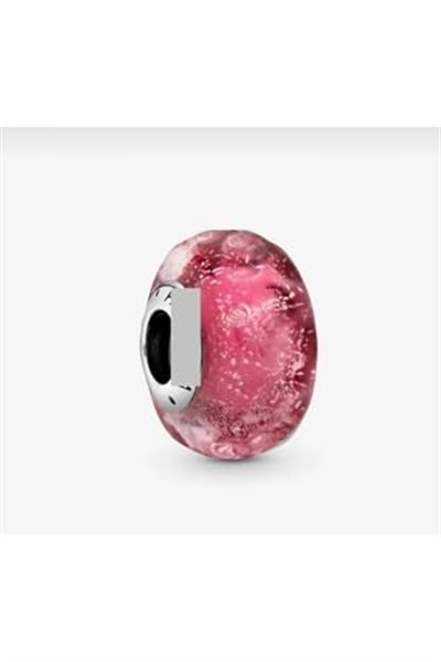 POSEİDONS JEWELLERY (204) Fantastik Pembe Murano Charm PEMBE Tek Ebat