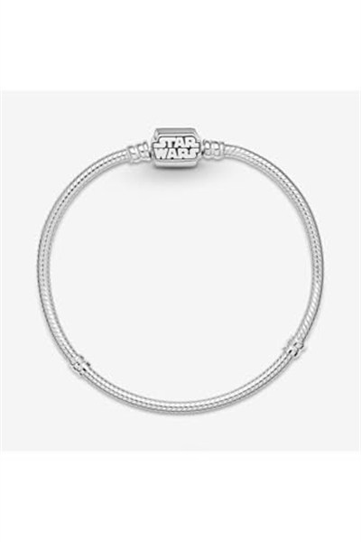 POSEİDONS JEWELLERY (727) Moments Kıvrımlı Zincirli Klipsli Gümüş Bileklik Standart 16