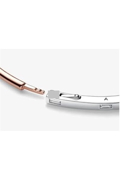 POSEİDONS JEWELLERY (844) Tarz Signature İki Renkli I-D Pavé Bilezik-1