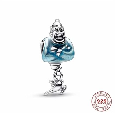 POSEİDONS JEWELLERY Aladdin Cini ve Lamba Charmı Mavi Tek Ebat