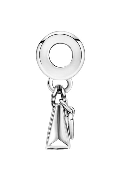 POSEİDONS JEWELLERY Alışveriş Çantası Sallantılı Charm Gümüş Tek Ebat