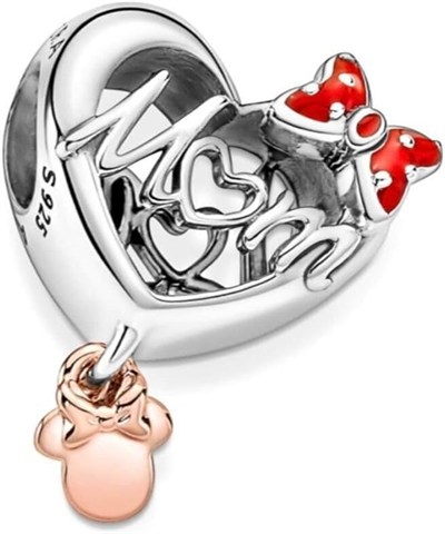 POSEİDONS JEWELLERY Anne Kalbi Charm gümüş Tek Ebat