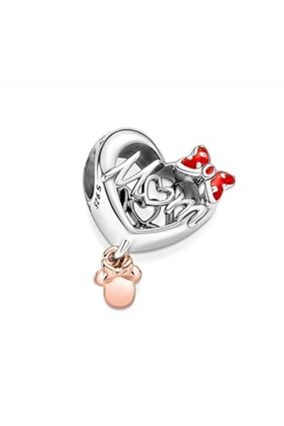 POSEİDONS JEWELLERY Anne Kalbi Charm gümüş Tek Ebat