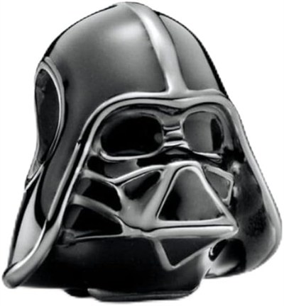 POSEİDONS JEWELLERY Darth Vader Charm Siyah Tek Ebat