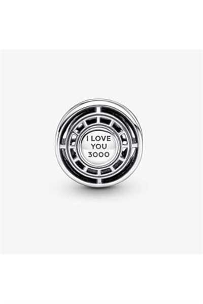 POSEİDONS JEWELLERY Iron Man Arc Reactor 925 Ayar Gümüş Charm Gümüş Tek Ebat
