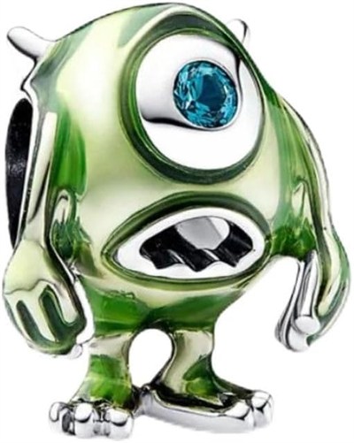 POSEİDONS JEWELLERY Mike Wazowski Charm Yeşil Tek Ebat