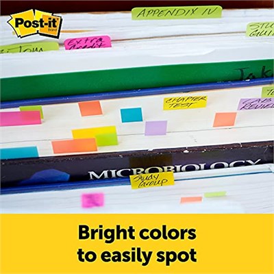 Post-it 670/5 Sayfa İşaretleri Şeffaf İndeks ile İşaretle, dosyala, yönlendir. - Seçenekler: 5 x 100 sayfa, 25x76 mm, 27 x 23 cm