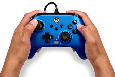 PowerA PowerA Xbox Series X|S için Gelişmiş Kablolu Kumanda - Sapphire Fade, Mavi
