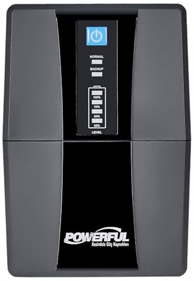 POWERFUL SLE-650 650VA ( 650 VA ) 360W LINE INTERACTIVE UPS KESİNTİSİZ GÜÇ KAYNAĞI
