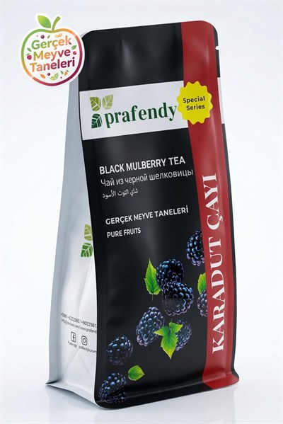 PRAFENDY KARADUT ÇAYI - GERÇEK MEYVE TANELİ 250 GR