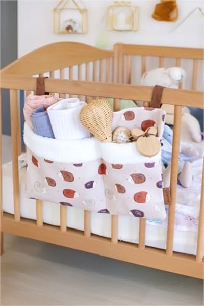 Pratik Askılı Organizer Bebek Arabası Beşik Kenar Fluffy Organizer Urcin