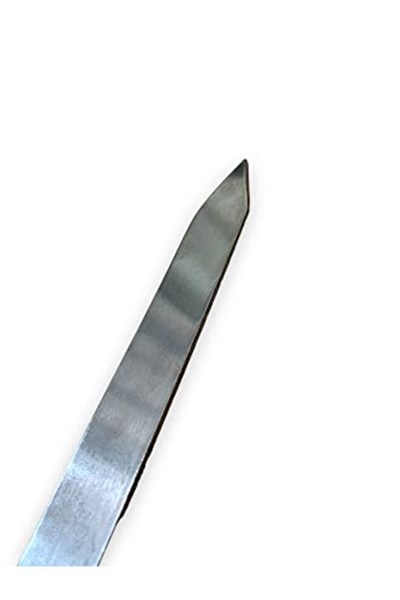 pratikoutdoor 8 Adet Paslanmaz Çelikten (Krom) 3mm Adana Kebab Şiş, Barbekü Kebab Şiş, 2.5cmx60cm