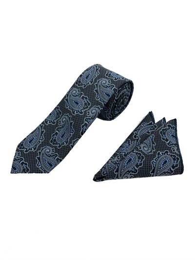 Premium Ahşap Kutulu 2li Kravat Mendil Set