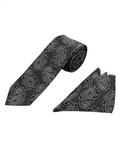 Premium Ahşap Kutulu 2li Kravat Mendil Set