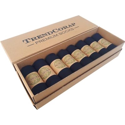 Premium Bambu Erkek Dikişsiz Spor Bilek Patik Çorap 8 li Kutu