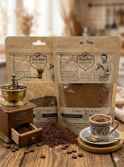 Premium Orta Kavrulmuş Türk Kahvesi 250 Gr. x 2 Adet Taze Çekilmiş Geleneksel Lezzet