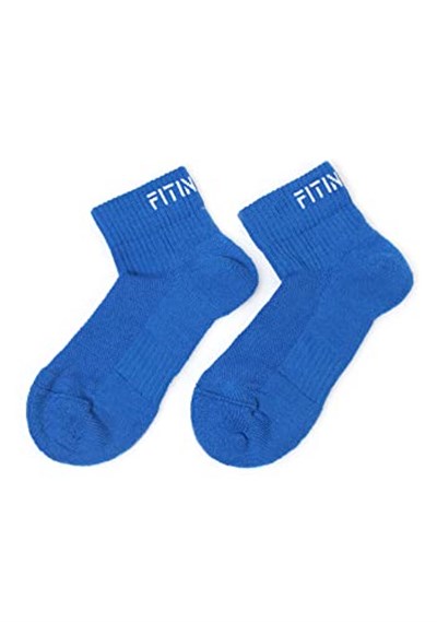 Premium Performance quarter Mavi Unisex Spor çorap (Turuncu, 39-42)