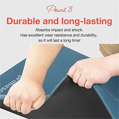 Primasole Yoga Matı - Çevre Dostu Malzeme, 1,3 cm kalınlık, Kaymaz Yoga Pilates Fitness Matı - Evde ve Spor Salonu Kullanımı İçin - 4 Renk Seçeneği - Taşıma Çantası ve Askısıyla Birlikte