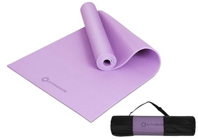 Primasole Yoga Minderi Taşıma Kayışı ile Evde ve Spor Salonunda Yoga, Pilates, Fitness ve Zemin Egzersizi için, Kaymaz, 9 renk - Seçenekler: 1/3 inch (8 mm), 1/4 inch (6 mm)