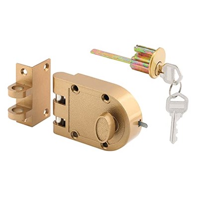Prime-Line Prime Line U9970 10cm - 0.8cm Brass Diecast Jimmy-Proof Deadlock