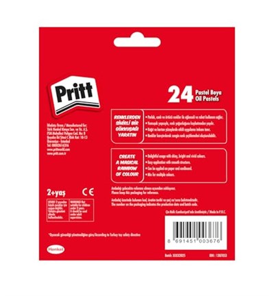 Pritt 24lü Pastel Boya - Karton Kutu