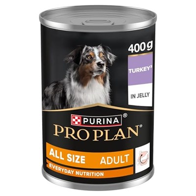 Pro Plan Yetişkin Köpekler İçin Hindili Konserve Yaş Mama 400 Gram