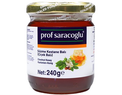 Prof Saracoglu Süzme Kestane Balı 240g