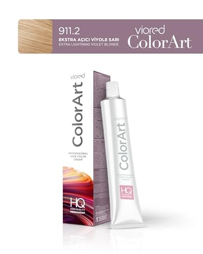 Profesyonel Tüp Saç Boyası 60 ml 911.2 Ekstra Açıcı Viyole Sarı