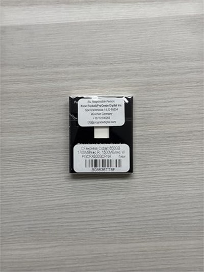 ProGrade Digital 650GB CFexpress B Tipi Bellek Kartı (KOBALT)