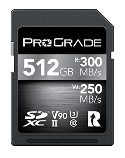 ProGrade Digital SDXC UHS-II V90 300R Hafıza Kartı (512GB)