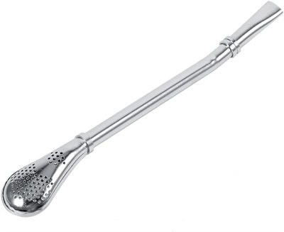 Promar pipet, paslanmaz çelik, 1 adet, el aleti (Yerba Mate Bombilla)